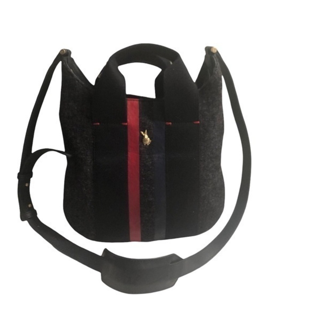 Ellen degeneres gray black crossbody bag NWT